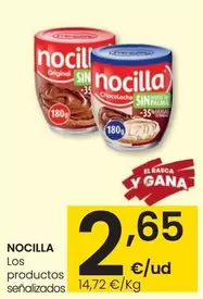 Oferta de Nocilla - Los Productos  por 2,65€ en Eroski