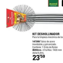 Oferta de Massó - Kit Deshollinador por 23,59€ en Ferrcash