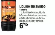 Oferta de Fuegonet - Liquido Encendido por 6,45€ en Ferrcash