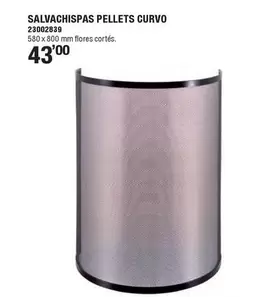 Oferta de Salvachispas Pellets Curvo por 43€ en Ferrcash