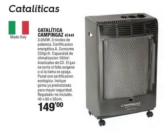 Oferta de Catalitica Campingaz por 149€ en Ferrcash