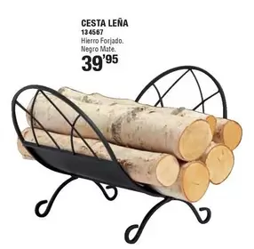 Oferta de Cesta Leña por 39,95€ en Ferrcash