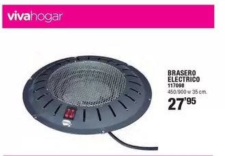 Oferta de Vivahogar - Brasero Eléctrico  por 27,95€ en Ferrcash