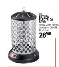 Oferta de Estufa Electrica por 26,95€ en Ferrcash