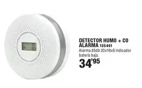 Oferta de Detector Humo + Co Alarma por 34,95€ en Ferrcash