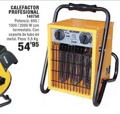 Oferta de Calefactor Profesional por 54,95€ en Ferrcash