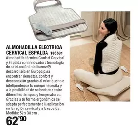 Oferta de Almohadilla Electrica Cervical Espalda por 62,9€ en Ferrcash