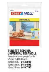 Oferta de Tesa - Burlete Espuma Universal Tesamoll en Ferrcash