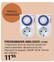 Oferta de Programador Analogico por 11,95€ en Ferrcash