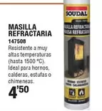 Oferta de Soudal - Masilla Refractaria  por 4,5€ en Ferrcash