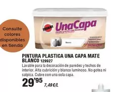 Oferta de Titanlux - Pintura Plastica Una Capa Mate Blanco  por 29,95€ en Ferrcash