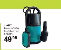 Oferta de Natuur - 110367 Bombas Sumergible Aguas Limpias por 49,95€ en Ferrcash