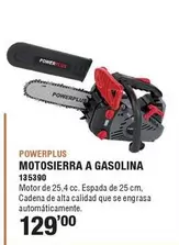 Oferta de Power Plus - Motosierra A Gasolina por 129€ en Ferrcash