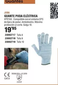 Oferta de Juba - Guantes Poda Eléctrica por 19,95€ en Ferrcash