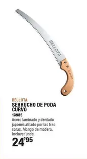 Oferta de Bellota - Serrucho De Poda Curvo por 24,95€ en Ferrcash