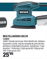 Oferta de Wesco - Multilijadora Delta por 25,95€ en Ferrcash