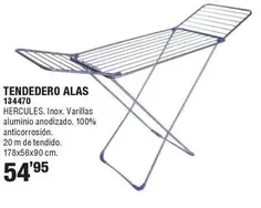 Oferta de Tendedero Alas por 54,95€ en Ferrcash