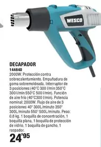 Oferta de Wesco - Decapador  por 24,95€ en Ferrcash