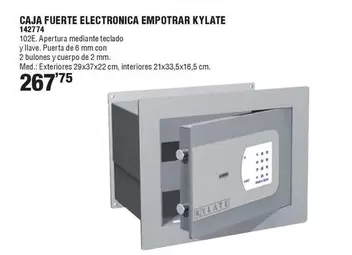 Oferta de Kylate - Caja Fuerte Electronica Empotrar  por 267,75€ en Ferrcash