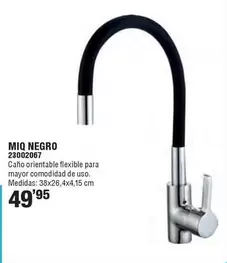 Oferta de Miq Negro  por 49,95€ en Ferrcash