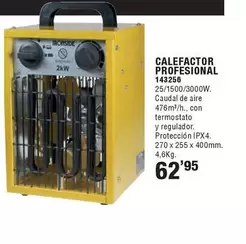 Oferta de Calefactor Profesional por 62,95€ en Ferrcash