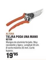 Oferta de Altuna - Tiejra Poda Una Mano por 19,95€ en Ferrcash