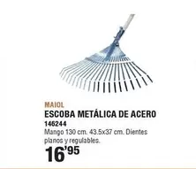 Oferta de Maiol - Escoba Metalica De Acero por 16,95€ en Ferrcash