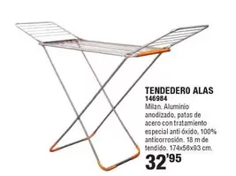 Oferta de Tendedero Alas por 32,95€ en Ferrcash