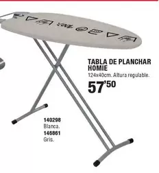 Oferta de Tabla De Planchar Homie  por 57,5€ en Ferrcash