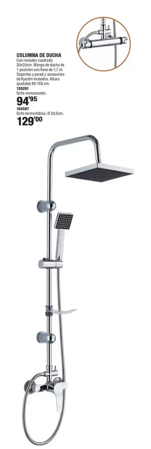 Oferta de Columna De Ducha  por 94,95€ en Ferrcash