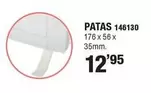 Oferta de Patas por 12,95€ en Ferrcash