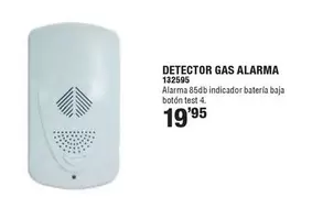 Oferta de Detector Gas Alarma por 19,95€ en Ferrcash