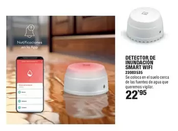 Oferta de Detector De Inundación Smart Wifi por 22,95€ en Ferrcash