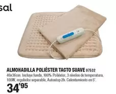 Oferta de Almohadilla Poliéster Tacto Suave por 34,95€ en Ferrcash