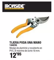 Oferta de Ironside - Tijera Poda Una Mano por 12,95€ en Ferrcash