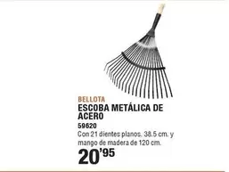 Oferta de Bellota - Escoba Metalica De Acero por 20,95€ en Ferrcash