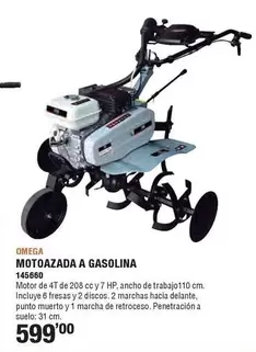 Oferta de Omega - Motoazada A Gasolina por 599€ en Ferrcash