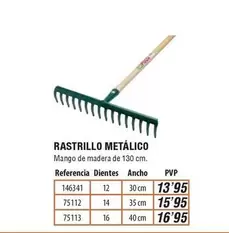 Oferta de Rastrillo Metálico en Ferrcash