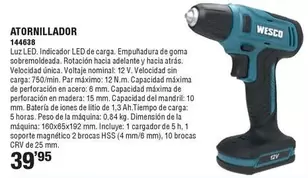 Oferta de Atornillador por 39,95€ en Ferrcash