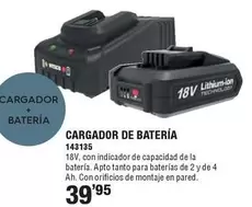 Oferta de Cargador De Batería por 39,95€ en Ferrcash