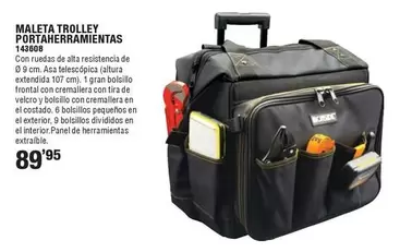 Oferta de Maleta Trolley Portaherramientas por 89,95€ en Ferrcash