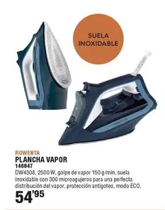 Oferta de Rowenta - Plancha Vapor por 54,95€ en Ferrcash