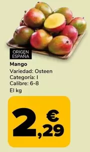 Oferta de Mango por 2,29€ en Supeco