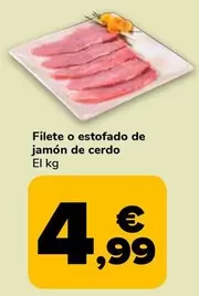 Oferta de Filete O Estofado De Jamon De Cerdo por 4,99€ en Supeco