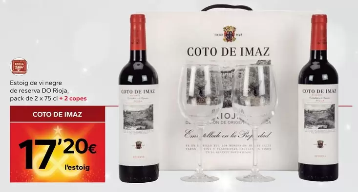 Oferta de Estoig De Vinagre De Reserva Do Rioja por 17,2€ en Caprabo