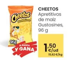 Oferta de Cheetos - Apretítivos De Maiz Gustosines por 1,5€ en Eroski