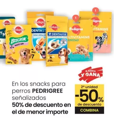 Oferta de Pedigree - En Los Snacks Para Perros en Eroski