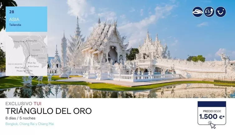 Oferta de Oro - viajes a Tailandia en Tui Travel PLC