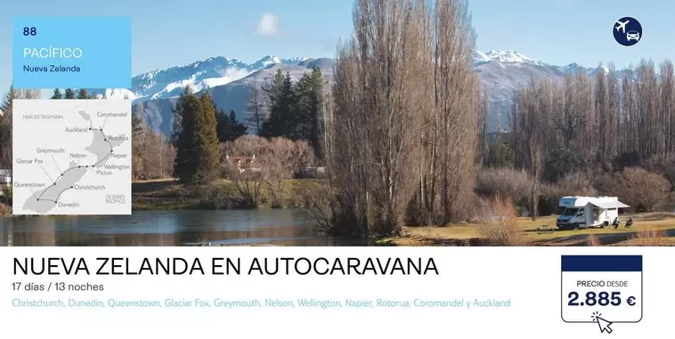 Oferta de Fox - viajes a Nueva Zelanda en Tui Travel PLC