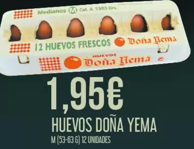 Oferta de Dona Yema - Huevos  por 1,95€ en Claudio